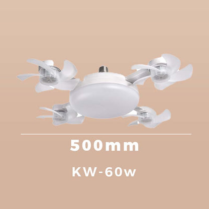 🌀 50% KORTING! 💡 Plafondventilator met E27-fitting – Stille 2-in-1 LED-ventilator met afstandsbediening – Verkoeling & verlichting in één 🏠