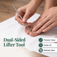 ✂️ Driedelige set voor het nauwkeurig vijlen van teennagels | Gebogen mesje voorkomt barsten - Dubbelzijdige vijl om ruwe randjes glad te maken | 🏃‍ Verzorging thuis - Handig voor op reis