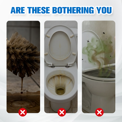 🧹 Set wegwerptoiletborstels | Contactloos weggooien | Dagelijkse reiniging van de badkamer · Verwijderen van vuil uit moeilijk bereikbare hoeken