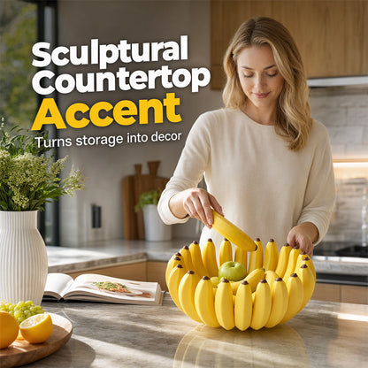 🔥50% KORTING🍌 Opbergschaal in de vorm van een banaan | Sculpturale decoratieve opbergschaal · Veelzijdig te gebruiken op aanrechtbladen, tafels en planken
