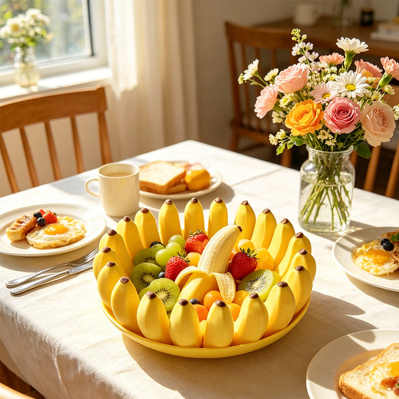 🔥50% KORTING🍌 Opbergschaal in de vorm van een banaan | Sculpturale decoratieve opbergschaal · Veelzijdig te gebruiken op aanrechtbladen, tafels en planken