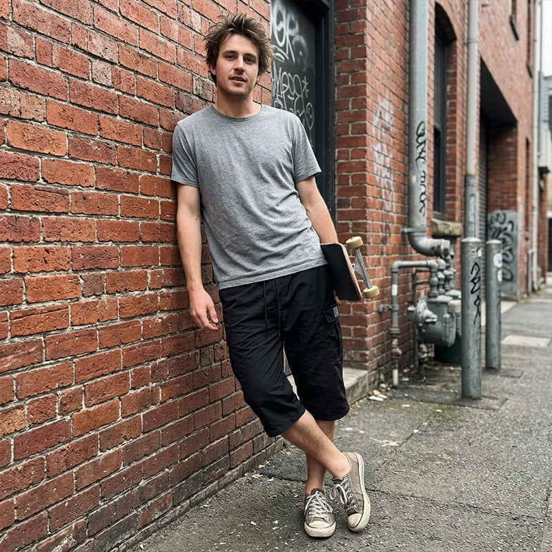 🔥50% KORTING!!👖 Werkbroek met meerdere zakken en verkorte pijpen | Zijzakken · Trekkoord in de taille · Sneldrogend en ademend · Kniebeschermers | Voor dagelijks gebruik/buiten/thuis