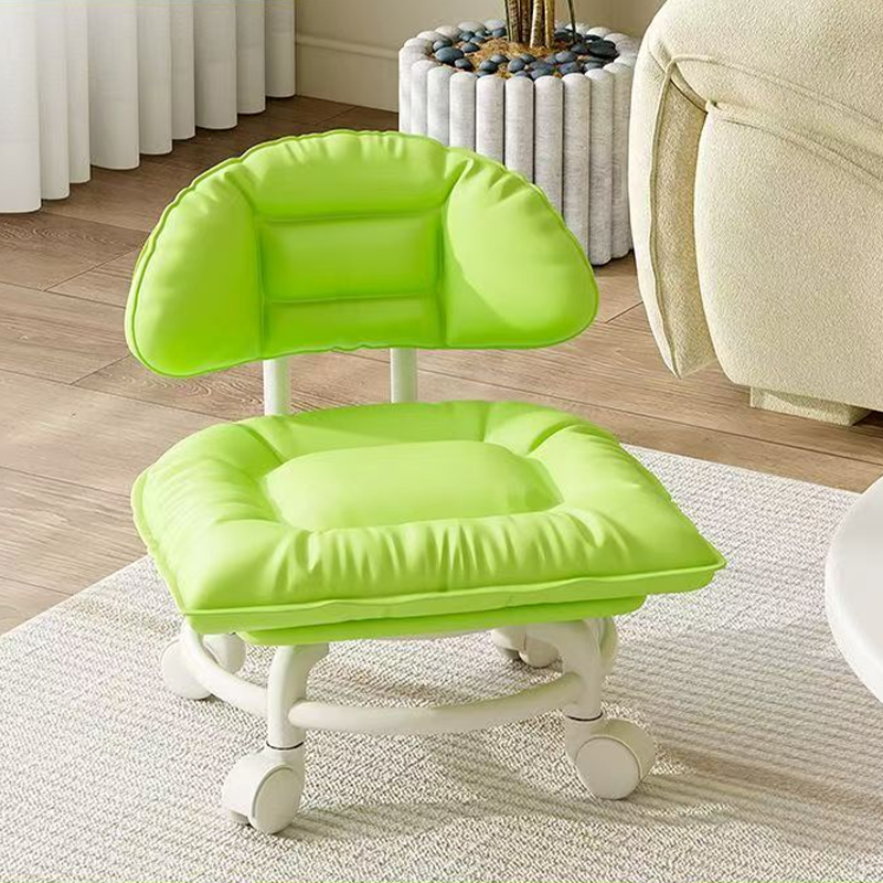 🪑 NU 50% KORTING! ☁️ Verrijdbare lage kruk met rugleuning – Stille wieltjes & wolkachtig comfort – Perfect voor kinderopvang, schoonmaken & ontspanning �