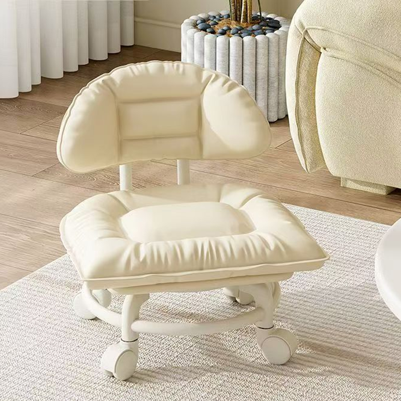 🪑 NU 50% KORTING! ☁️ Verrijdbare lage kruk met rugleuning – Stille wieltjes & wolkachtig comfort – Perfect voor kinderopvang, schoonmaken & ontspanning �
