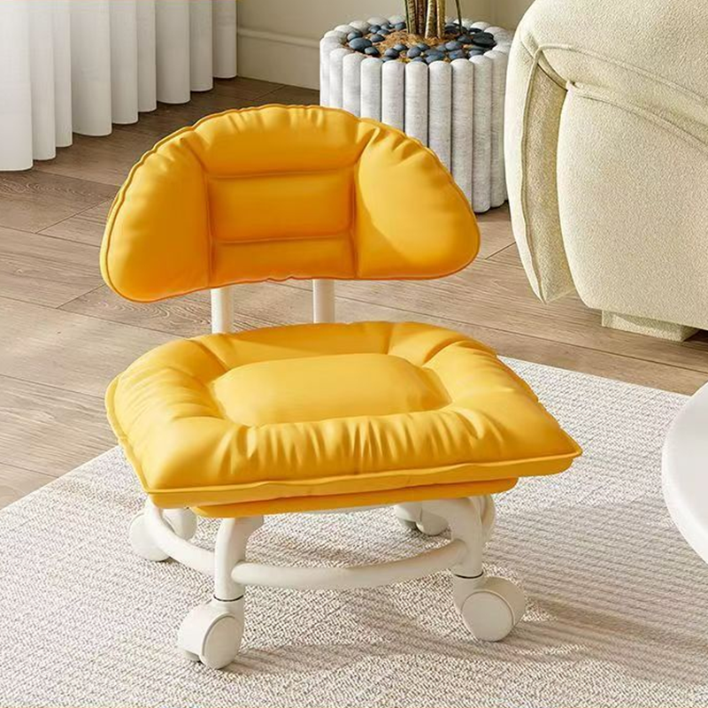 🪑 NU 50% KORTING! ☁️ Verrijdbare lage kruk met rugleuning – Stille wieltjes & wolkachtig comfort – Perfect voor kinderopvang, schoonmaken & ontspanning �