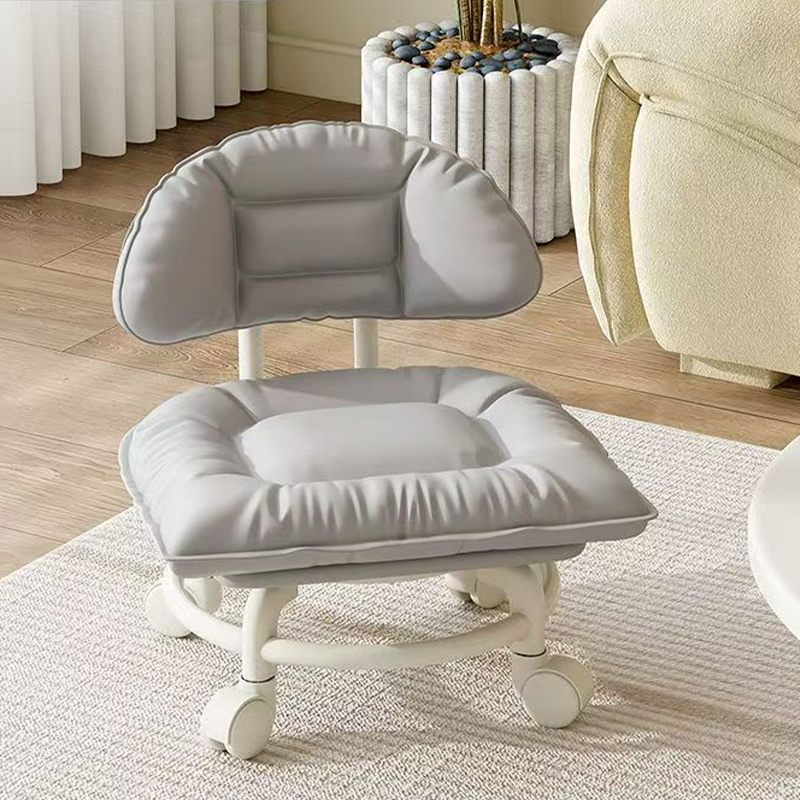 🪑 NU 50% KORTING! ☁️ Verrijdbare lage kruk met rugleuning – Stille wieltjes & wolkachtig comfort – Perfect voor kinderopvang, schoonmaken & ontspanning �