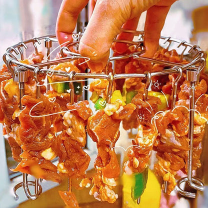 🔥50% KORTING🍖 Roestvrijstalen ovenrooster | Rond ontwerp voor gelijkmatige verwarming · Roestbestendig en duurzaam · Gemakkelijk schoon te maken | Voor ovens binnenshuis en barbecues buitenshuis