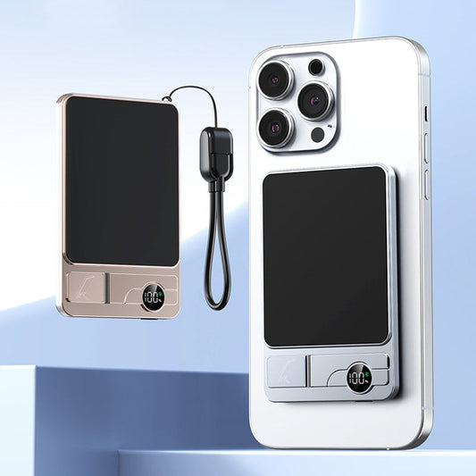 🔋 TIJDELIJKE AANBIEDING: 50% KORTING! ✨ 3-in-1 draagbare magnetische oplader – draadloos, met ingebouwde standaard, slank 🍃