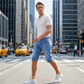 🩳 NU 50% KORTING! ⏰ Lichte denimshorts voor heren voor de zomer – Ademend, casual en perfect voor warme dagen – stijlvolle en comfortabele pasvorm 🌞