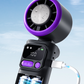 ❄️🌬️ 50% KORTING! Draagbare ventilator met ijskompressieplaat – verdampingskoeling, 3 snelheidsstanden en oplaadbare batterij – perfect voor warme dagen, op kantoor en buitenshuis ✨