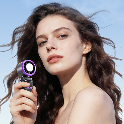 ❄️🌬️ 50% KORTING! Draagbare ventilator met ijskompressieplaat – verdampingskoeling, 3 snelheidsstanden en oplaadbare batterij – perfect voor warme dagen, op kantoor en buitenshuis ✨