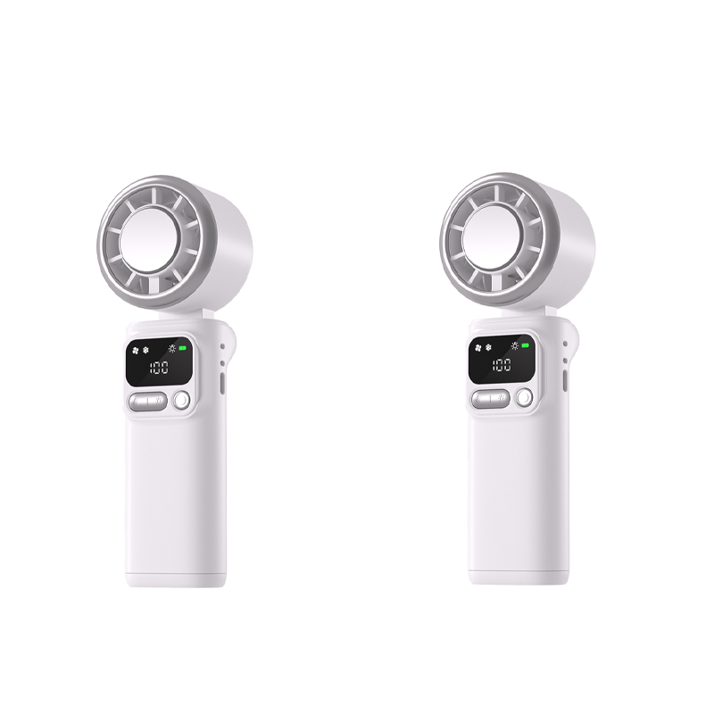 ❄️🌬️ 50% KORTING! Draagbare ventilator met ijskompressieplaat – verdampingskoeling, 3 snelheidsstanden en oplaadbare batterij – perfect voor warme dagen, op kantoor en buitenshuis ✨