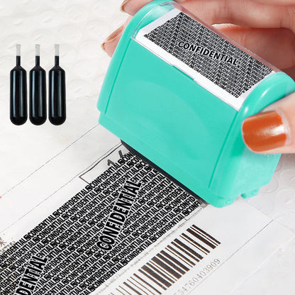 Anti-Diefstal Informatie Blokkeer Stempel