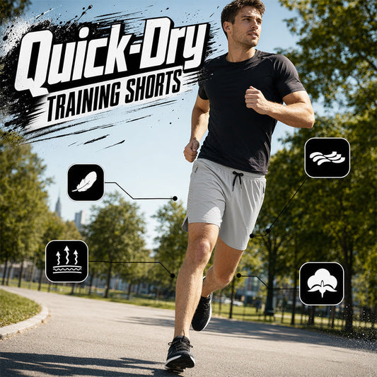 🎁Nieuwe collectie 2026: 50% KORTING💥Sneldrogende sportshorts voor heren met zakken met ritssluiting