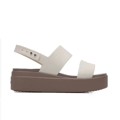 🥿✨ 50% KORTING! Platte plateausandalen voor dames – zool van traagschuim, flexibel bovenwerk van TPU, verstelbare drukknopsluitingen, 5 kleuren, perfect voor de zomer en dagelijks gebruik ☀️