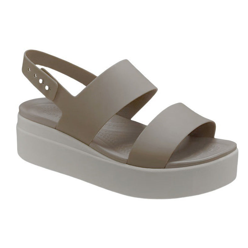 🥿✨ 50% KORTING! Platte plateausandalen voor dames – zool van traagschuim, flexibel bovenwerk van TPU, verstelbare drukknopsluitingen, 5 kleuren, perfect voor de zomer en dagelijks gebruik ☀️
