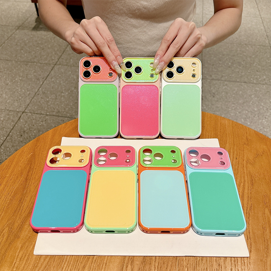 🎁 NU 50% KORTING! Levendig dopamine-hoesje van acryl – contrasterende kleuren die je stijl een boost geven en je iPhone beschermen 📱🌈