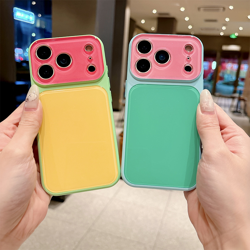 🎁 NU 50% KORTING! Levendig dopamine-hoesje van acryl – contrasterende kleuren die je stijl een boost geven en je iPhone beschermen 📱🌈
