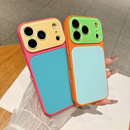 🎁 NU 50% KORTING! Levendig dopamine-hoesje van acryl – contrasterende kleuren die je stijl een boost geven en je iPhone beschermen 📱🌈