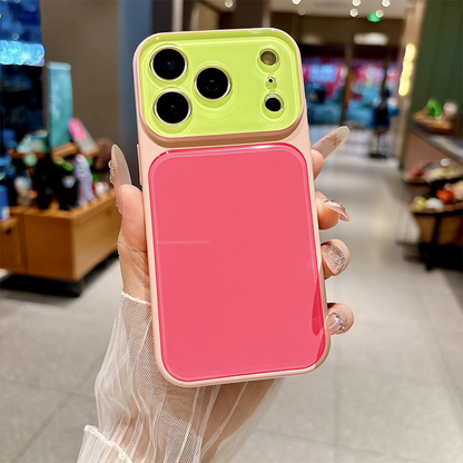 🎁 NU 50% KORTING! Levendig dopamine-hoesje van acryl – contrasterende kleuren die je stijl een boost geven en je iPhone beschermen 📱🌈