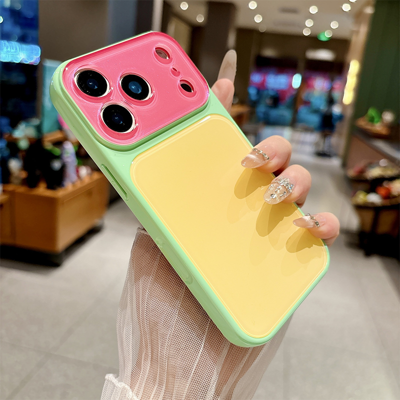 🎁 NU 50% KORTING! Levendig dopamine-hoesje van acryl – contrasterende kleuren die je stijl een boost geven en je iPhone beschermen 📱🌈
