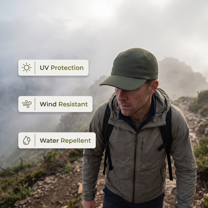 🧢 NU 50% KORTING! ☀️ Lichtgewicht, ademende en sneldrogende sportpet – Lasergesneden ventilatie & waterafstotend – Perfect voor hardlopen en buitenactiviteiten 🏃