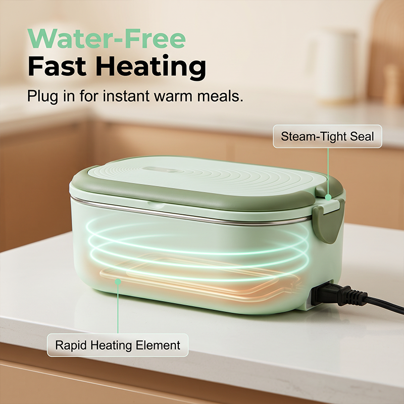 📢📢50% KORTING !! ⏰Draagbare elektrische lunchbox met verwarming – voedselverwarmer zonder water