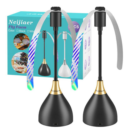 🌀 50% KORTING! Slimme Vliegenverjager Ventilator – USB/batterij, stil, draagbaar – vliegenvrije zone overal. 🏡✅
