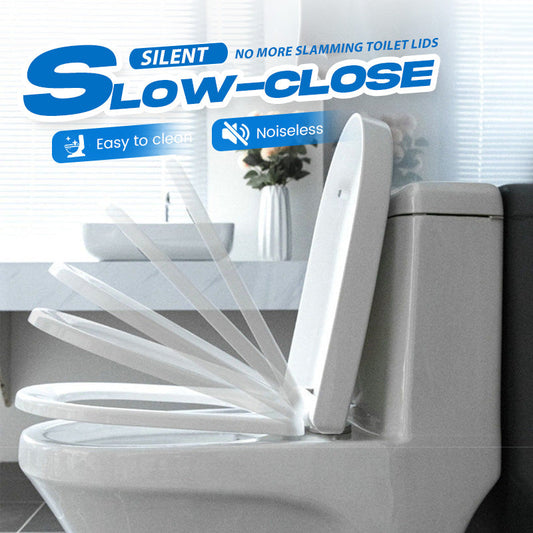 🚽💤 50% KORTING! Toiletbril met langzame sluiting – Geen geklap meer. Scharnieren met snelsluiting, eenvoudig te verwijderen. Geschikt voor U-, V- en O-vormen. Een rustgevende upgrade voor je badkamer! 🛁✅