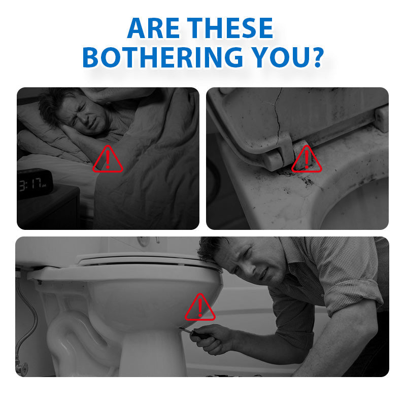 🚽💤 50% KORTING! Toiletbril met langzame sluiting – Geen geklap meer. Scharnieren met snelsluiting, eenvoudig te verwijderen. Geschikt voor U-, V- en O-vormen. Een rustgevende upgrade voor je badkamer! 🛁✅