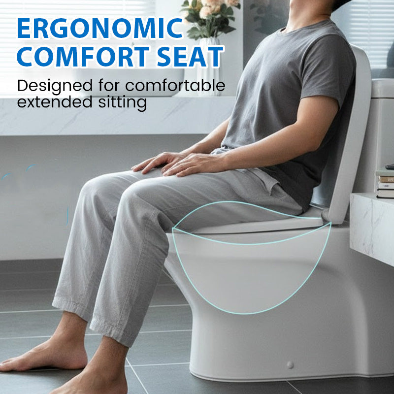 🚽💤 50% KORTING! Toiletbril met langzame sluiting – Geen geklap meer. Scharnieren met snelsluiting, eenvoudig te verwijderen. Geschikt voor U-, V- en O-vormen. Een rustgevende upgrade voor je badkamer! 🛁✅