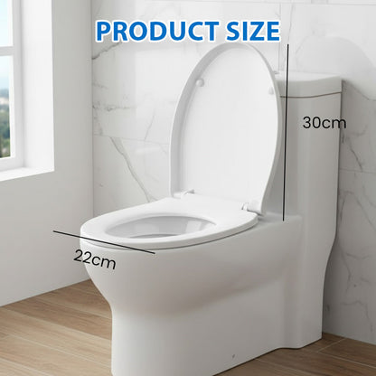 🚽💤 50% KORTING! Toiletbril met langzame sluiting – Geen geklap meer. Scharnieren met snelsluiting, eenvoudig te verwijderen. Geschikt voor U-, V- en O-vormen. Een rustgevende upgrade voor je badkamer! 🛁✅