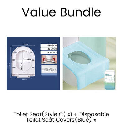 🚽💤 50% KORTING! Toiletbril met langzame sluiting – Geen geklap meer. Scharnieren met snelsluiting, eenvoudig te verwijderen. Geschikt voor U-, V- en O-vormen. Een rustgevende upgrade voor je badkamer! 🛁✅