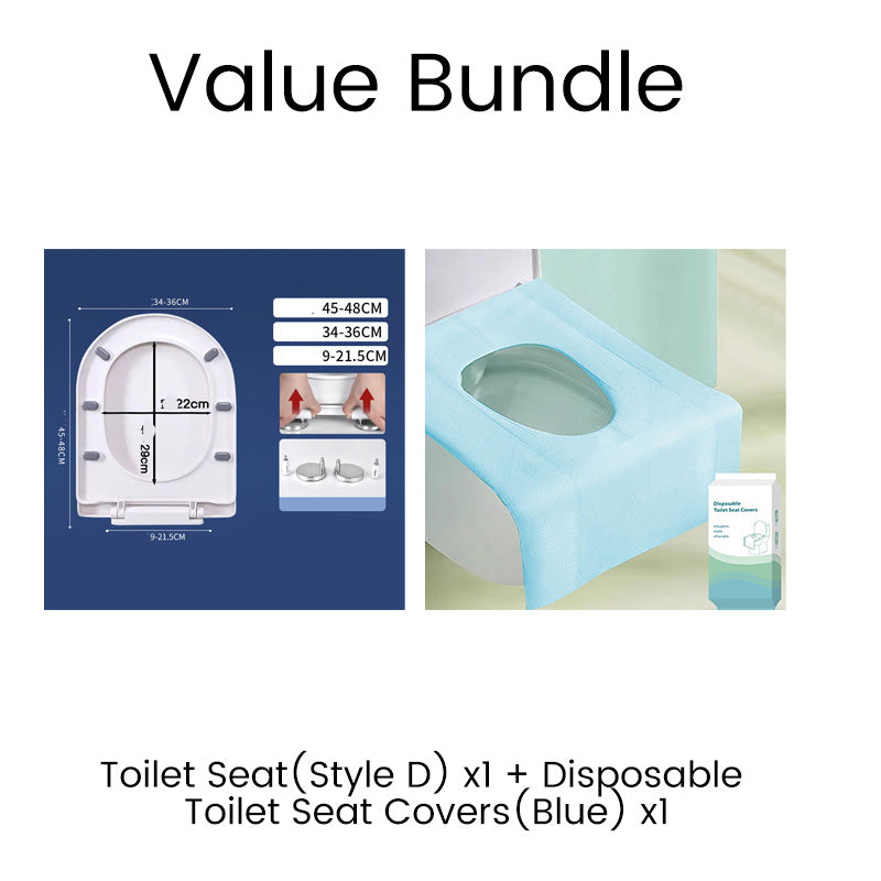 🚽💤 50% KORTING! Toiletbril met langzame sluiting – Geen geklap meer. Scharnieren met snelsluiting, eenvoudig te verwijderen. Geschikt voor U-, V- en O-vormen. Een rustgevende upgrade voor je badkamer! 🛁✅