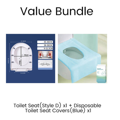 🚽💤 50% KORTING! Toiletbril met langzame sluiting – Geen geklap meer. Scharnieren met snelsluiting, eenvoudig te verwijderen. Geschikt voor U-, V- en O-vormen. Een rustgevende upgrade voor je badkamer! 🛁✅