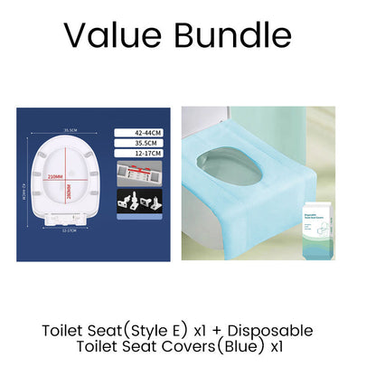 🚽💤 50% KORTING! Toiletbril met langzame sluiting – Geen geklap meer. Scharnieren met snelsluiting, eenvoudig te verwijderen. Geschikt voor U-, V- en O-vormen. Een rustgevende upgrade voor je badkamer! 🛁✅