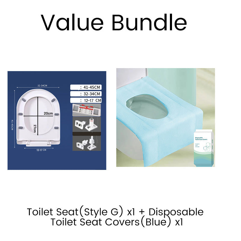 🚽💤 50% KORTING! Toiletbril met langzame sluiting – Geen geklap meer. Scharnieren met snelsluiting, eenvoudig te verwijderen. Geschikt voor U-, V- en O-vormen. Een rustgevende upgrade voor je badkamer! 🛁✅