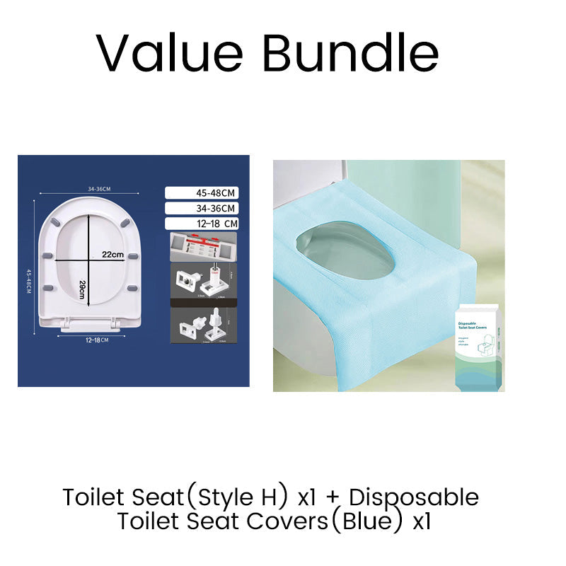🚽💤 50% KORTING! Toiletbril met langzame sluiting – Geen geklap meer. Scharnieren met snelsluiting, eenvoudig te verwijderen. Geschikt voor U-, V- en O-vormen. Een rustgevende upgrade voor je badkamer! 🛁✅