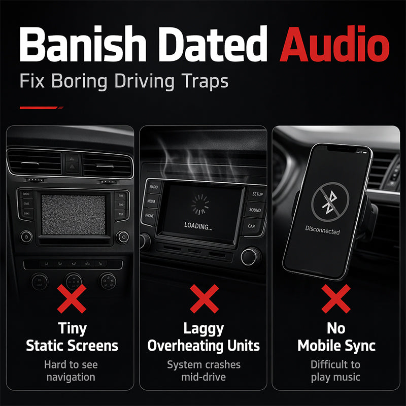 📻 Autoradio met touchscreen | 7-inch touchscreen · Bluetooth-handsfree · USB/SD/AUX · Achteruitrijcamera