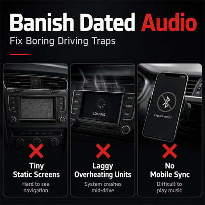 📻 Autoradio met touchscreen | 7-inch touchscreen · Bluetooth-handsfree · USB/SD/AUX · Achteruitrijcamera