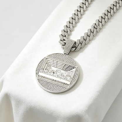 🤩 Statement-hanger met ketting in Cubaanse stijl
