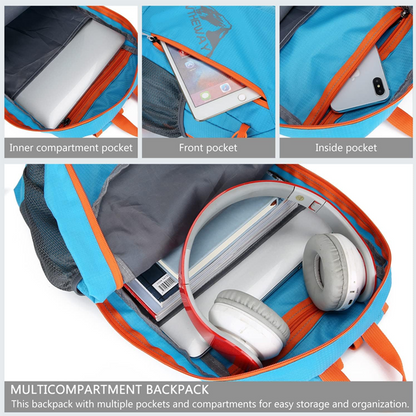 🎒✨ 50% KORTING! Van hike tot strand: deze scheurbestendige, waterdichte rugzak met anti-diefstalvak en 7 compartimenten is compact op te vouwen. Jouw ultieme dagtrip-maatje.