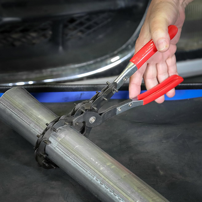 ⏳Tijdelijke aanbieding: 50% korting⏰ Uitlaatpijp-snijtang met kettingmechanisme voor autoreparaties ⛓️✂️