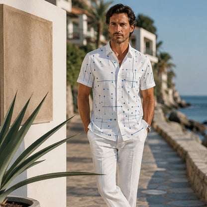 👔 Heren Relaxed Fit Overhemd met Knoopsluiting | Zomerse Stijl & Comfortabele Pasvorm | Maat S–5XL ☀️