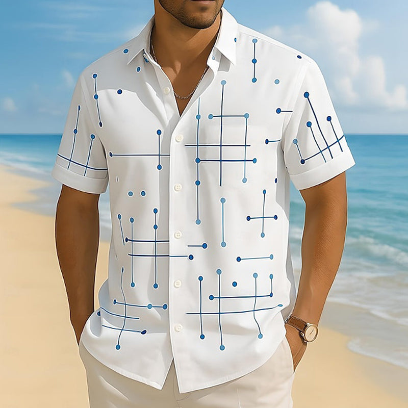 👔 Heren Relaxed Fit Overhemd met Knoopsluiting | Zomerse Stijl & Comfortabele Pasvorm | Maat S–5XL ☀️