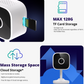📷 Slimme AI-beveiligingscamera | 1080P-nachtzicht in kleur · Bewegingsdetectie · AI-mensdetectie · Tweeweg-audio | Binnen/buiten