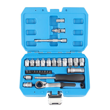 🔧 29-Delige Kernrateldopsleutelset – Professioneel Gereedschap voor Thuis & Auto! 🛠️