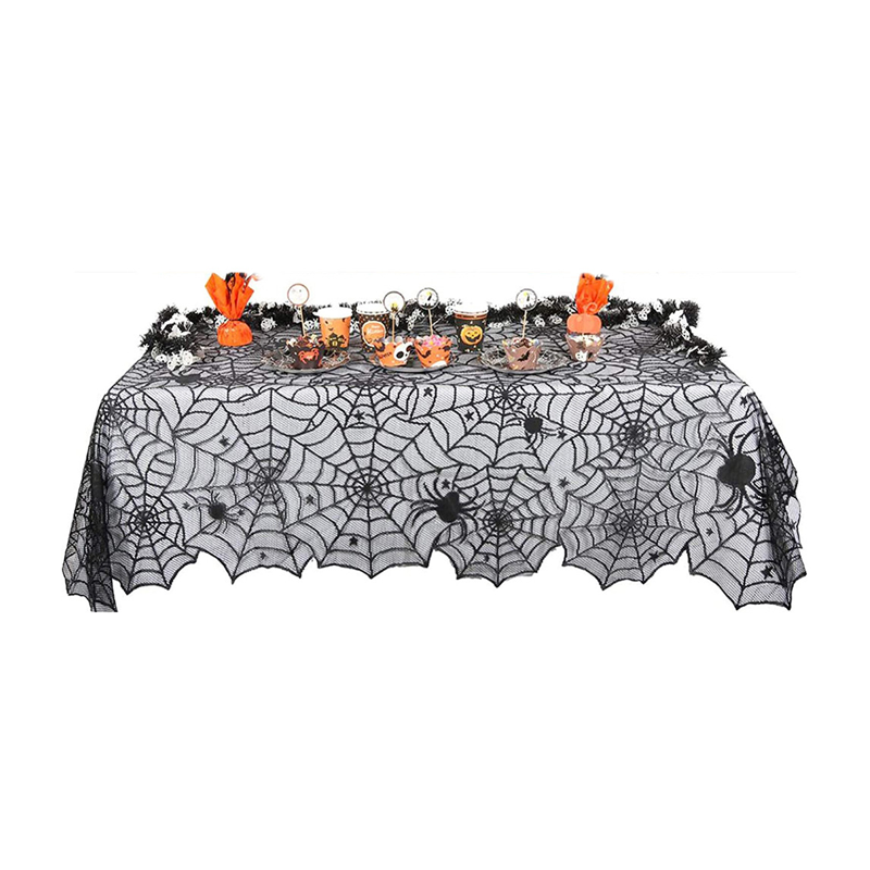 🎃TIJDELIJKE AANBIEDING: 50% KORTING! ⏰Set met tafelkleed en placemats met griezelige Halloween-motieven
