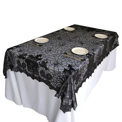🎃TIJDELIJKE AANBIEDING: 50% KORTING! ⏰Set met tafelkleed en placemats met griezelige Halloween-motieven