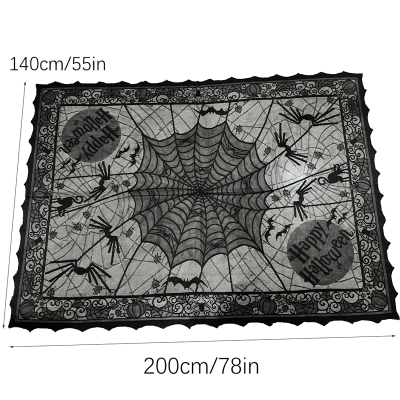 🎃TIJDELIJKE AANBIEDING: 50% KORTING! ⏰Set met tafelkleed en placemats met griezelige Halloween-motieven